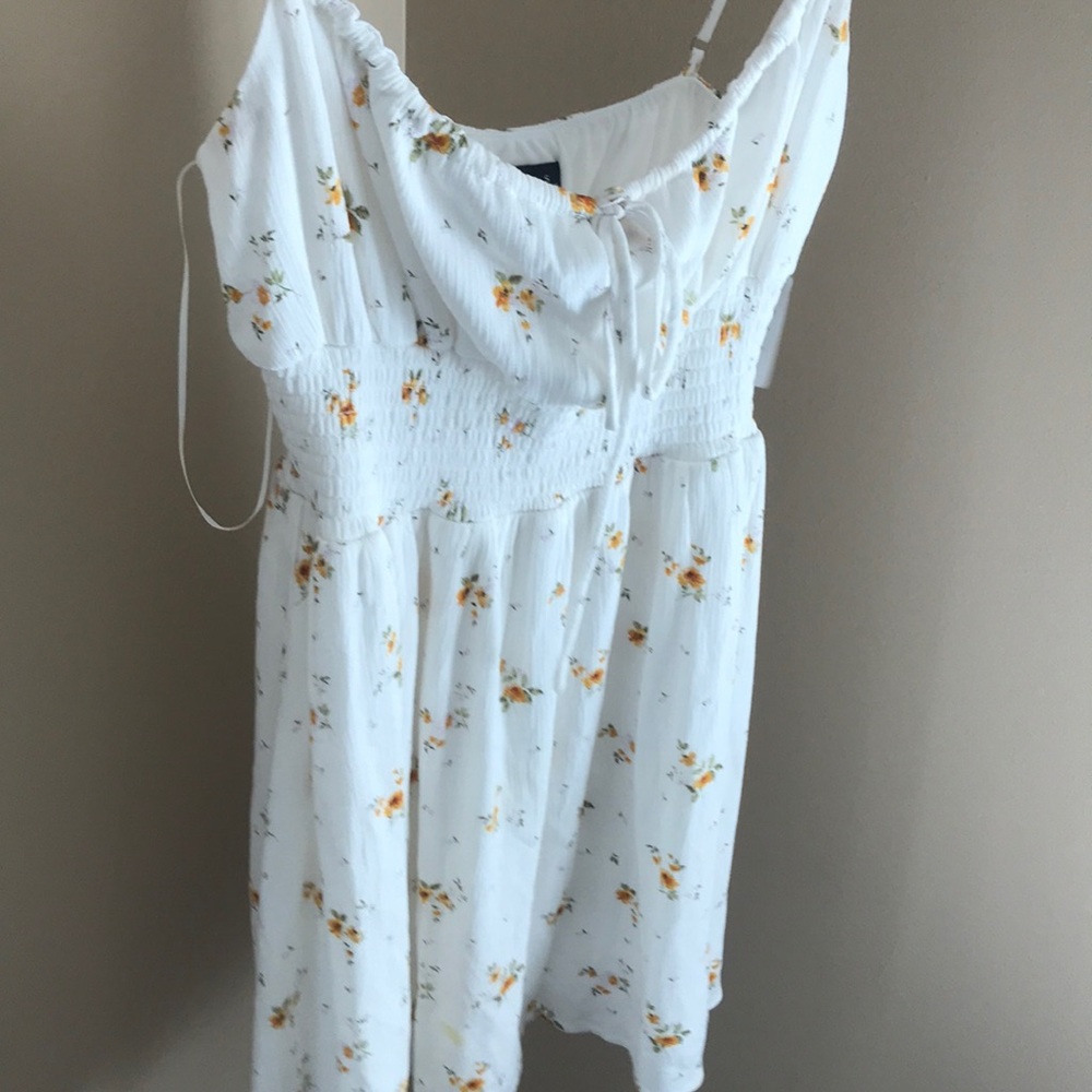 White sun dress